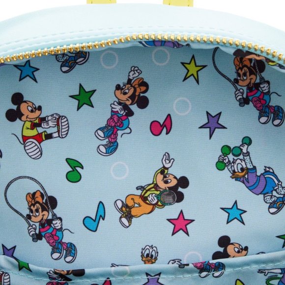 Loungefly Disney Mickey & Friends Mousercise Mini Backpack main image 4
